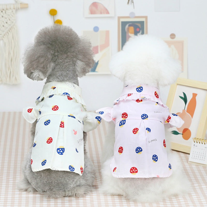 猫 犬 洋服 犬服 ペット服 大中小型犬 ペット用品 犬/猫用 犬の服 ペットウエア 小型犬 中型犬 通気 可愛い ドッグウェア トレーナー 犬 服 ワンピース サロペット ビションフリーゼ 犬猫服