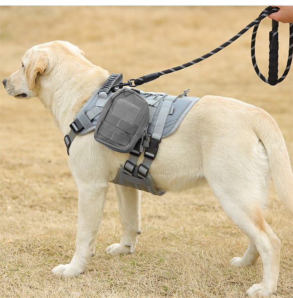 ミリタリー 軍用 ハーネス 胴輪 中型犬 ハンドル付き ベーシックハーネス 衝撃吸収 トレーニング狩猟 犬ハーネス 大型犬 送料無料 訓練 軍用パトロール犬 犬