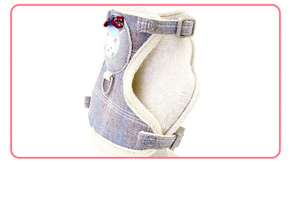 猫用 68 ペットハーネス 犬用ハーネス ネコ用ハーネス お散歩 犬 ハーネスリードセット シンプル ペット用品 ハーネス 小型犬 胴輪 お出かけ おしゃれ 中型犬 簡単装着 2点セット リーシュ 犬
