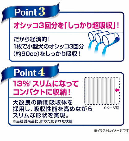 【4個セット】 ユニチャーム デオシート しっかり超吸収 無香消臭タイプ ペットシーツ ペットシート トイレシーツ シーツ シート マット トイレ 消臭 犬用 猫用 ペット用 ユニ・チャーム