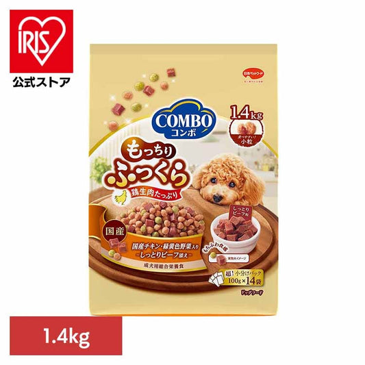 コンボドッグもっちりふっくら国産チキン・しっとりビーフ添え1.4kg 1011305 日本ペットフード株式会社