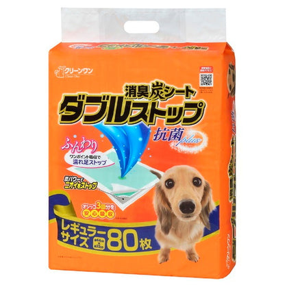 <a href="https://www.qoo10.jp/gmkt.inc/Search/brand.aspx?brandno=66334" target="_blank" class="title_brand" id="btn_brand" title="ペティオ">ペティオ</a>消臭炭シート ダブルストップ レギュラー 80枚