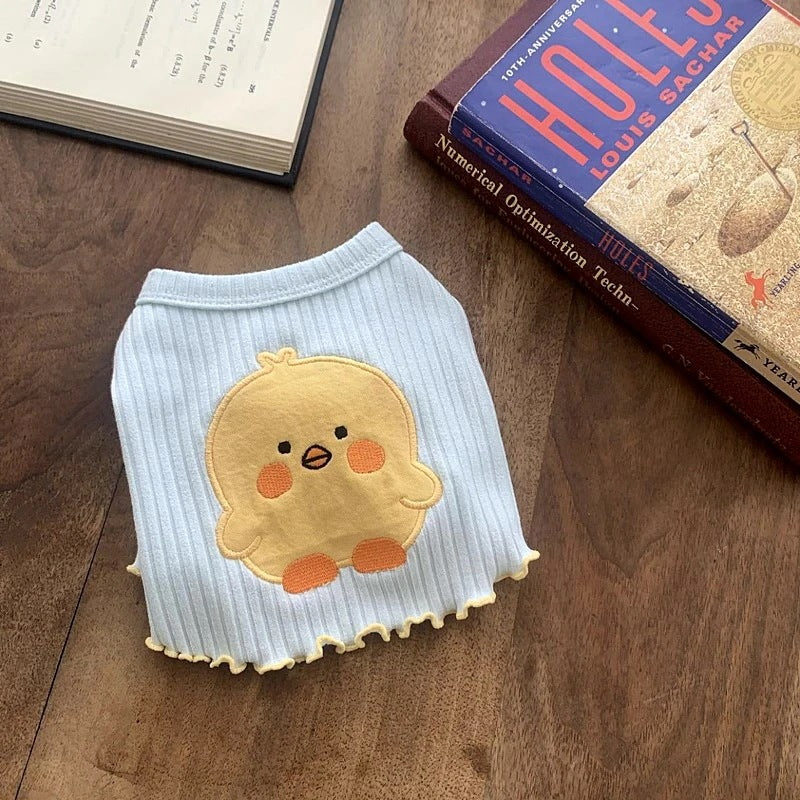 [犬 服]犬 洋服 ins人気商品 夏の薄いペット犬服小さな子犬の夏のTシャツ