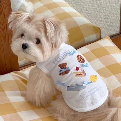 2025新作春秋 ペット服/犬猫服 犬 洋服/犬用品 /小中型犬 薄手ペットベスト子犬犬服