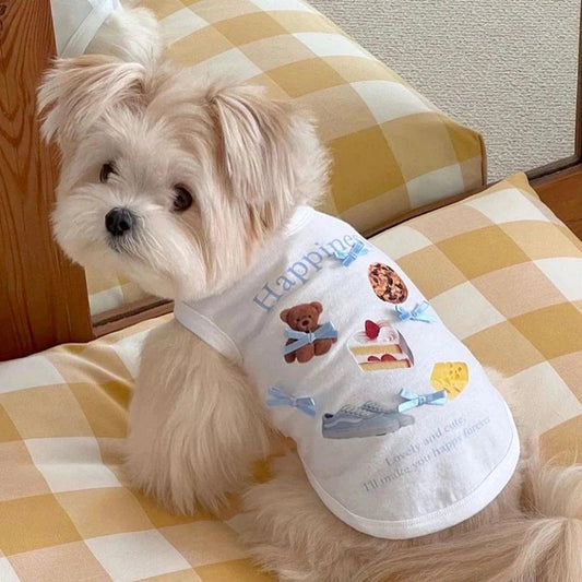 2025新作春秋 ペット服/犬猫服 犬 洋服/犬用品 /小中型犬 薄手ペットベスト子犬犬服