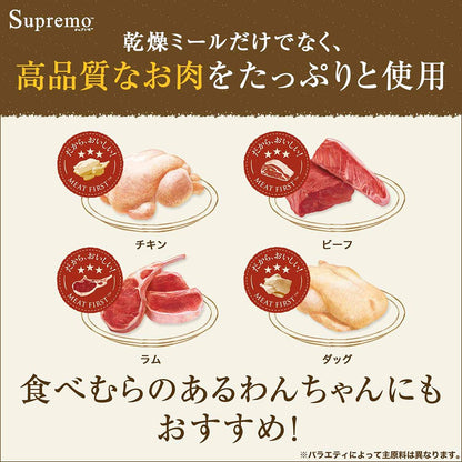 <a href="https://www.qoo10.jp/gmkt.inc/Search/brand.aspx?brandno=56208" target="_blank" class="title_brand" id="btn_brand" title="シュプレモ">シュプレモ</a>ニュートロ　超小型犬４ｋｇ以下用　成犬用　４ｋｇ＋パウチ　１袋　おまけ付　ＣＲＣ45―02―53―10―00