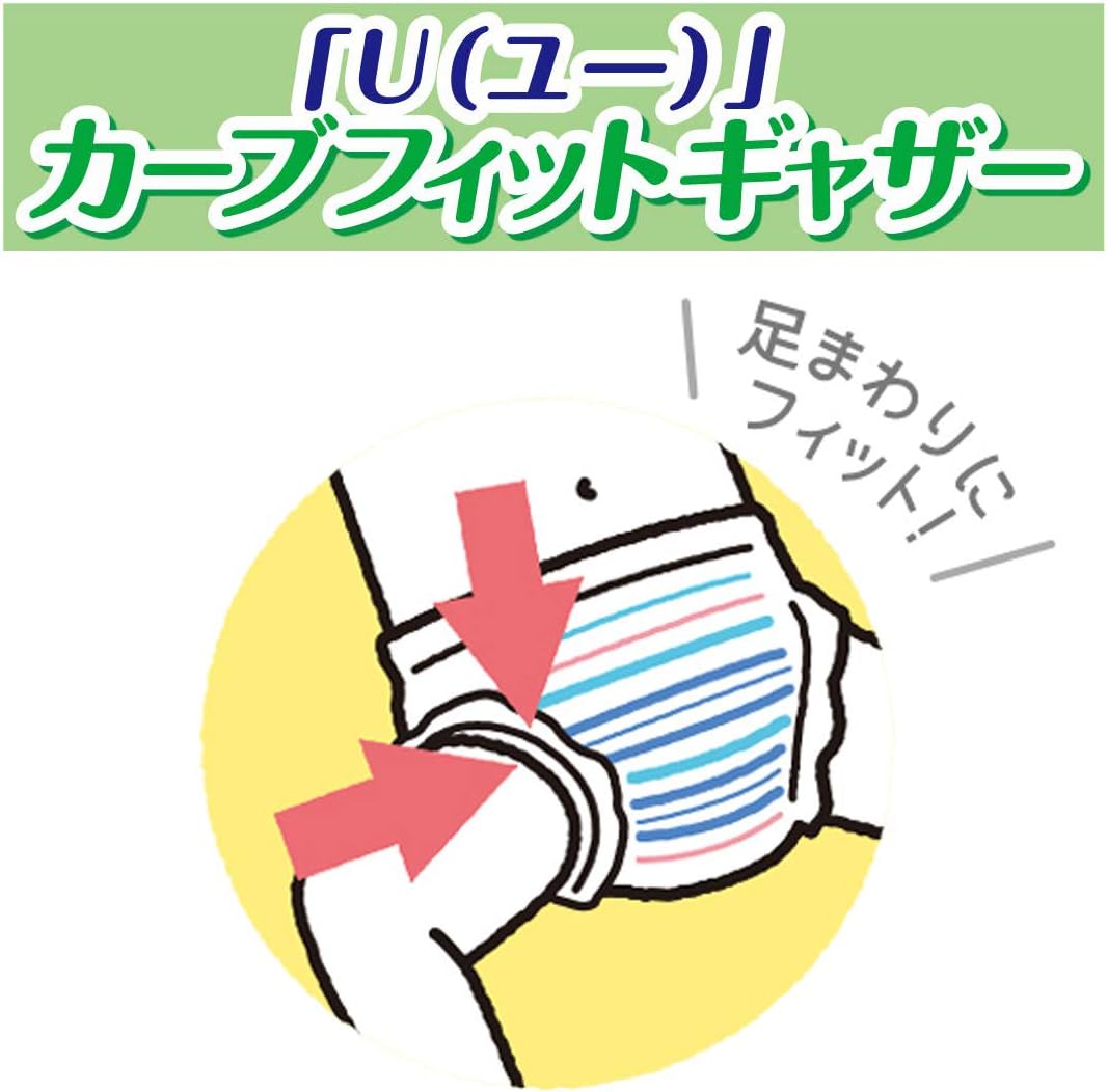 <a href="https://www.qoo10.jp/gmkt.inc/Search/brand.aspx?brandno=47942" target="_blank" class="title_brand" id="btn_brand" title="グーン">グーン</a>パンツ BIGより大きいサイズ グーン ナイトキッズ パンツ 身長目安 90~120cm 22枚 男女共用 夜用おむつ うつぶせ寝モレに強い