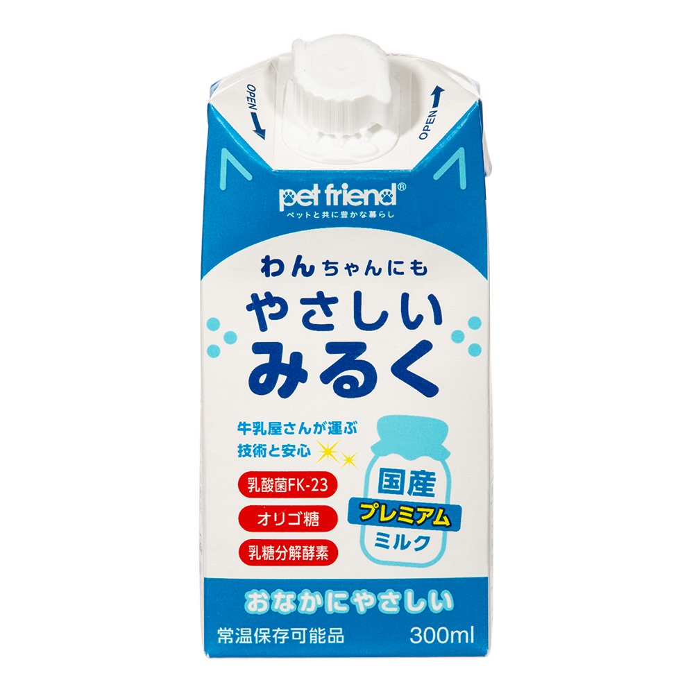 わんちゃんにもやさしいみるく　３００ｍｌX５　犬　ミルク　ＣＲＣ45―30―05―00―00