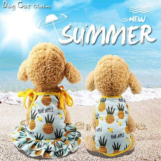 新商品プロモーション，数量限定 犬 猫 服 ウェア ペット ドッグ ドッグウェア 小型犬 中型犬 フルーツ タンクトップ犬 猫