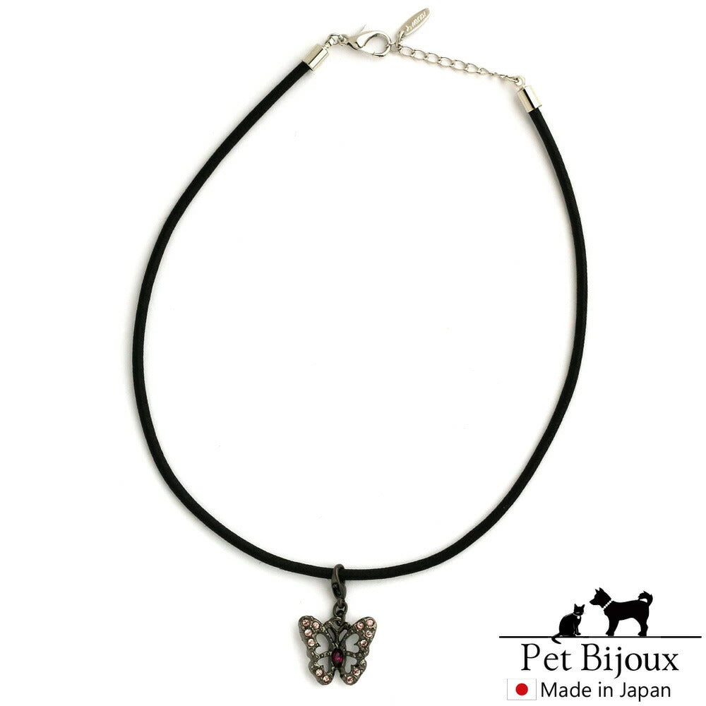<a href="https://www.qoo10.jp/gmkt.inc/Search/brand.aspx?brandno=121124" target="_blank" class="title_brand" id="btn_brand" title="MELODY ACCESSORY">MELODY ACCESSORY</a>送料無料 ドッグ 犬用 ネックレス 首輪 チョーカー 犬 いぬ DOG ねこ 猫 ペット 蝶 バタフライ モチーフ シンプル 小型犬 中型犬 かわいい トイプードル チワワ