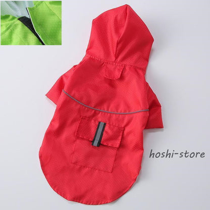 犬 レインコート レイングッズ ポンチョ 梅雨 雨具 小型犬 カッパ フード付き