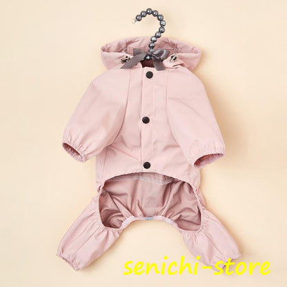 犬 犬用スリッパ 犬の服 冬服 暖かい服 雨具 小型犬 中型犬 フード付き 雪 梅雨 雨具