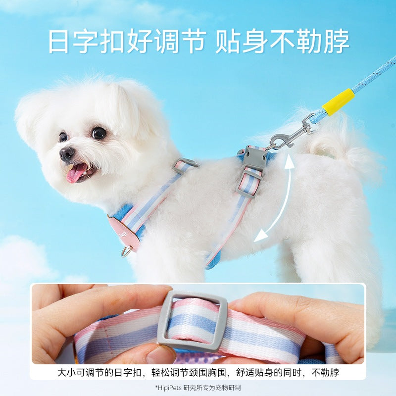 犬 リード ハーネス 紐 散歩紐 犬用デニムハーネス＆リード けん引ロープ ペット用品 s07