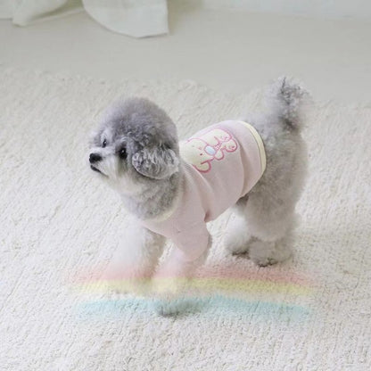 ペット服 猫 犬服 刺繍 ワッフル 春 秋 夏 ボトム ファイター プードル ビションフリーゼ犬 服 犬 犬の服 犬 洋服 犬の服夏 犬洋服