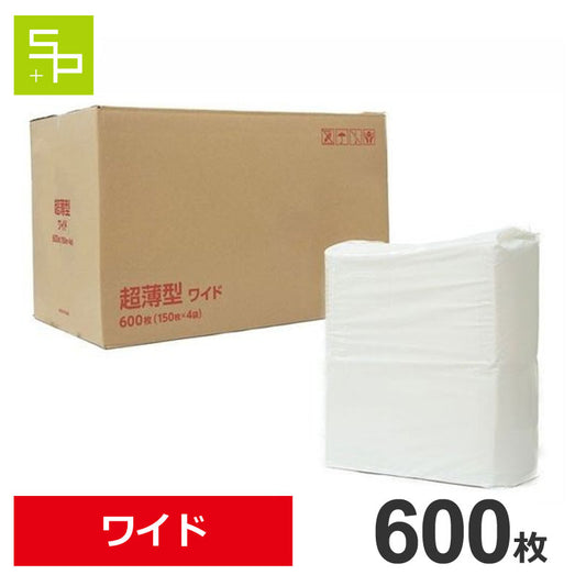 <a href="https://www.qoo10.jp/gmkt.inc/Search/brand.aspx?brandno=124074" target="_blank" class="title_brand" id="btn_brand" title="Styleplus">Styleplus</a>超薄型　ペットシーツ　ワイド　600枚 （150枚ｘ4袋）　ケース