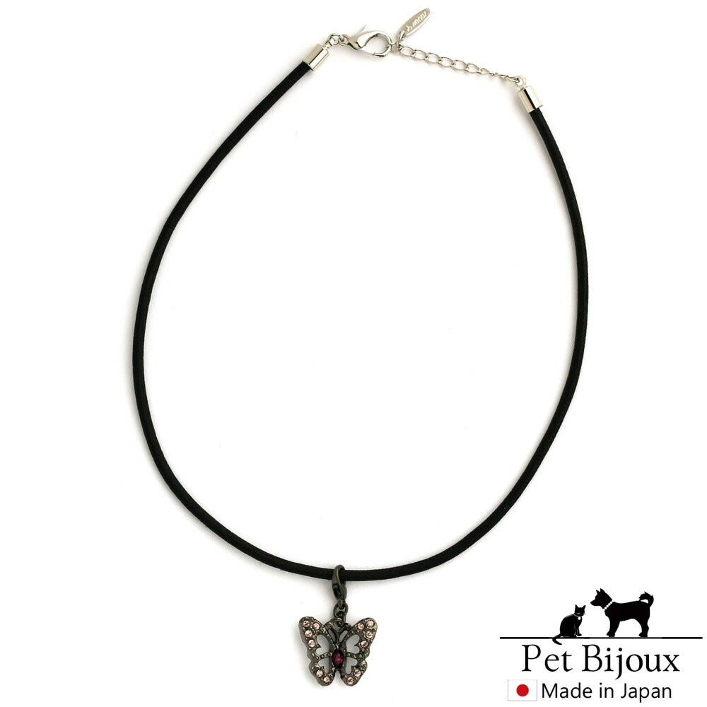 <a href="https://www.qoo10.jp/gmkt.inc/Search/brand.aspx?brandno=121124" target="_blank" class="title_brand" id="btn_brand" title="MELODY ACCESSORY">MELODY ACCESSORY</a>送料無料 ドッグ 犬用 ネックレス 首輪 チョーカー 犬 いぬ DOG ねこ 猫 ペット 蝶 バタフライ モチーフ シンプル 小型犬 中型犬 かわいい トイプードル チワワ