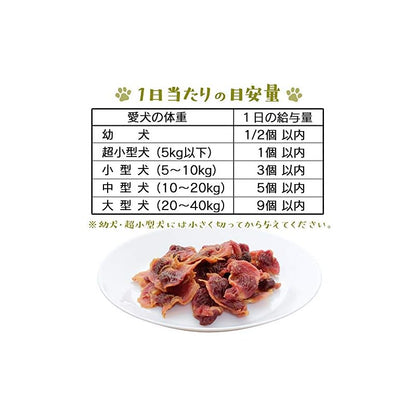 【即納】アイリスオーヤマ 犬用おやつ 砂肝ジャーキー 400g P-IJ-SG400 (農林水産省認定 素材100%) チキン 200グラム (x 2)