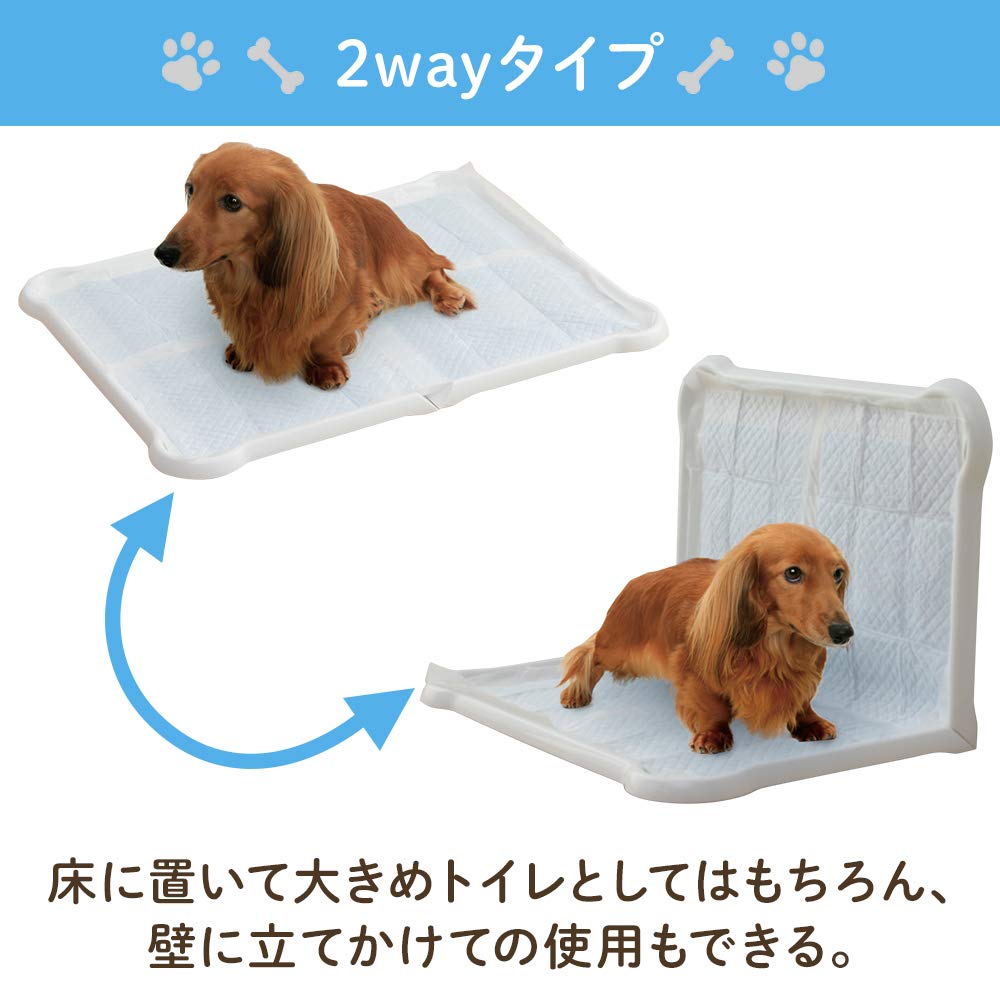 アイリスオーヤマ 犬 トイレ シーツぴたっとトレー ワイド ブラウン P-SPTW