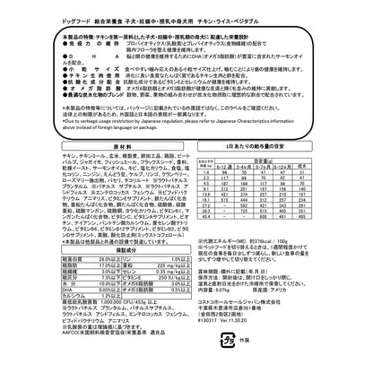 <a href="https://www.qoo10.jp/gmkt.inc/Search/brand.aspx?brandno=14192" target="_blank" class="title_brand" id="btn_brand" title="カークランド">カークランド</a>シグネチャー スーパープレミアムドッグフード 子犬用 9.07kg チキン ライス ベジタブル 9kg 大容量 パピー 原材料にこだわった安心安全ごはん コストコ 直送品