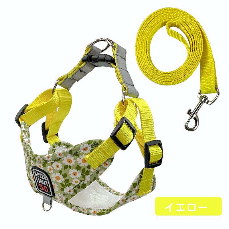 新商品プロモーション，数量限定 ソフトハーネス 犬用ハーネス リード セット 犬 ハーネス リード付き ペット用 胴輪 小型犬 中型犬 大型犬 反射 迷子防止 脱走防止 簡単装着 メッシュ 通気性ソ