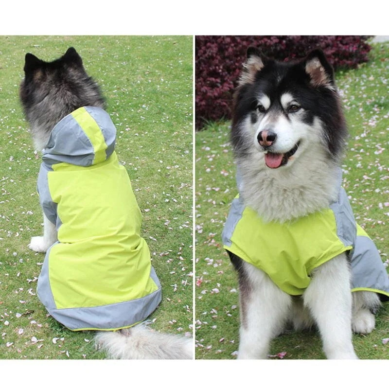 犬用 レインコート ポンチョ 中型犬 大型犬 ドッグウェア かわいい ペット 服 ウェア 雨具 防水