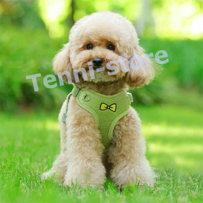 今週の新製品 タイムセール 犬 猫 ハーネス 小型犬 中型犬 猫用 ネコ 柔らかい 軽量 可愛いリボン刺繍ウェアハーネス ハーネス&リードセット 犬ハーネス 抜けない 一体型 在庫が限られている在庫が