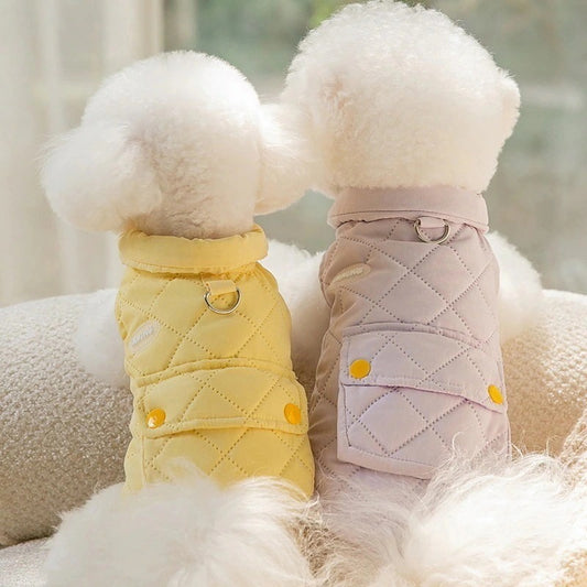 秋冬の犬服 テディボーミペットのコキシナレビーベア秋冬服 小型犬は猫のペットの保温服を牽引することができる