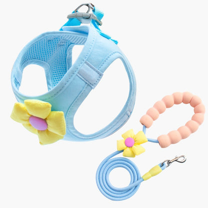 小型犬 犬 リード 75 猫用 中型犬 ペットハーネス ペット用品 シンプル 胴輪 お出かけ 犬用 2点セット ハーネス ネコ用ハーネス お散歩 簡単装着 犬用ハーネス 軽量 おしゃれ ハーネスリード