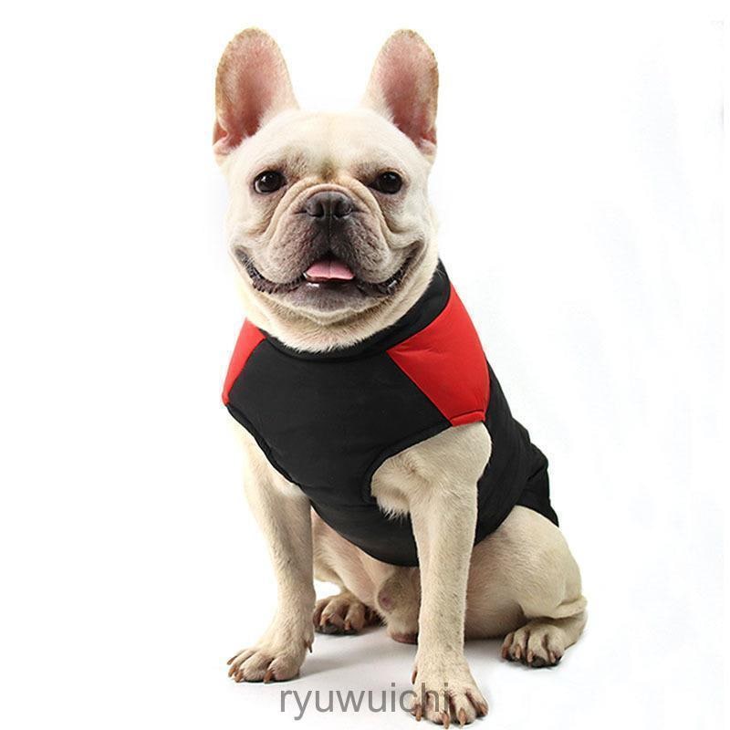 ペットウェア 中綿入りベスト ダウン風 犬服 防水 ウェア ドッグウェア 秋 冬 袖なし タンクトップ トレーナー ペット用品 大型犬 防寒 可愛い おしゃれ お散歩