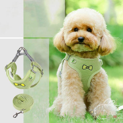 値下げ済み 3日以内に出荷 犬 ハーネスリードセット おしゃれな 中型犬小型犬散歩グッズ 簡単装着 苦しくない 脱げない 首輪 4カラー 2枚購入で150円OFF