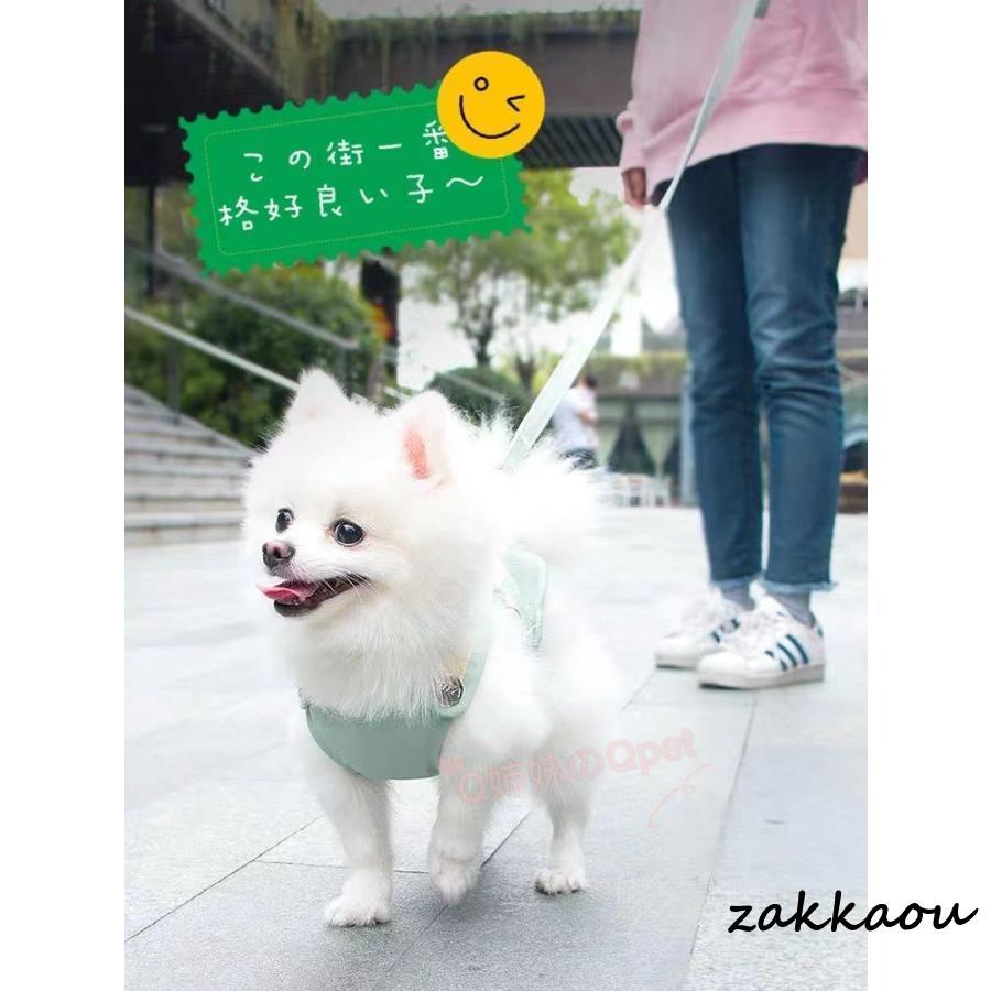 お出かけ リード付 散歩 犬用 ドッグ 恐竜 ハーネス 小型犬 犬 犬服 可愛い ハーネス 熊 ウサギ ハーネスとリード #2008 ペット