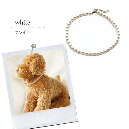<a href="https://www.qoo10.jp/gmkt.inc/Search/brand.aspx?brandno=121124" target="_blank" class="title_brand" id="btn_brand" title="MELODY ACCESSORY">MELODY ACCESSORY</a>K18GP 送料無料 ペットアクセサリー 犬用 ネックレス 首輪 パール チョーカー 犬 いぬ DOG ねこ 猫 ペット 真珠 シンプル 小型犬 中型犬 かわいい おしゃれ