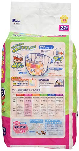 Pone P.one マナーおむつのび*るテープ付き SS 27P