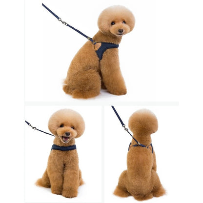 ハーネスリード ペット用品 犬 小型犬 2点セット お散歩 お出かけ アウトドア カジ