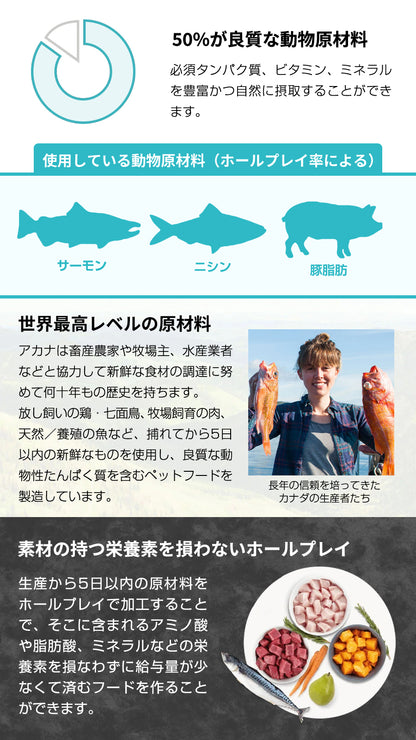 <a href="https://www.qoo10.jp/gmkt.inc/Search/brand.aspx?brandno=123886" target="_blank" class="title_brand" id="btn_brand" title="ACANA(PET)">ACANA(PET)</a>クラシック ワイルドコーストレシピ 2kg ドッグフード