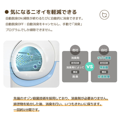 【安心保証】【2025年新仕様】自動ネコトイレ 猫 トイレ 消臭ケース 猫用 猫トイレ 自動 清掃 重量センサー 安全 多頭飼い 大容量 留守番 脱臭 猫砂 掃除 飛び散り防止 スマホ アプリ 遠隔操
