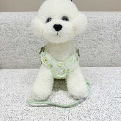 新型伸縮可能な通気性ペットの胸の牽引紐の小型犬は四季を通じて通用します