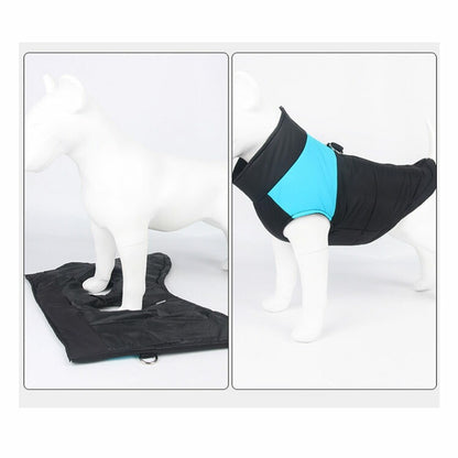 【輸送費無料】一番安い 犬服中綿ダウンジャケット 小型犬 暖かい アウター ハーネス 犬の服 秋冬 犬服 袖なし ドッグウェア いぬ チワワプードル柴犬防風 中型犬大型犬 背中開き 冬用 着せやすい