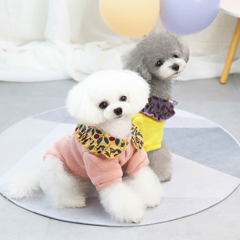 猫 犬 洋服 犬服 ペット服 大中小型犬 ペット用品 犬/猫用 犬の服 ペットウエア 小型犬 中型犬 通気 可愛い ドッグウェア トレーナー 犬 服 ワンピース サロペット ビションフリーゼ 犬猫服