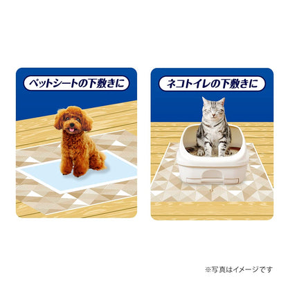 <a href="https://www.qoo10.jp/gmkt.inc/Search/brand.aspx?brandno=124384" target="_blank" class="title_brand" id="btn_brand" title="デオクリーン">デオクリーン</a>【防水】デオクリーン 床を汚さない防水シート 10枚 [犬用トイレシート/猫用トイレシート]【大容量】