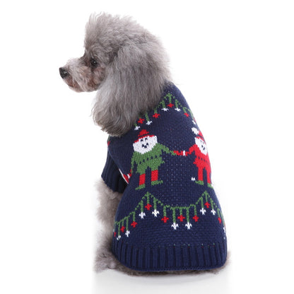 2023年新作入荷　ペット服 犬　服　Tシャツ ドッグウェア犬セーターペットクリスマスセーターニットハイネックペット服セーター犬セーター