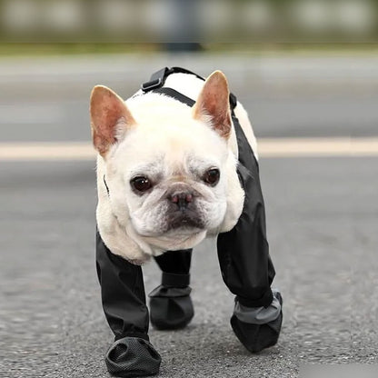 キャンペーン犬用レッグカバー レインシューズ 脱げない 犬 靴 梅雨用 レインシューズカバー 滑りにくい 脱げない 犬用レッグカバー レギンス 犬用シューズ 犬 犬の靴 汚れ防止 肉球保護 雨用ブーツ