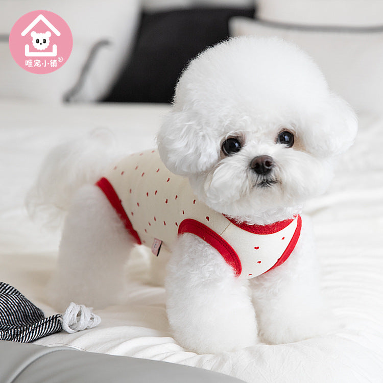 【新作犬猫服 登場】 犬服 ペット服 犬 洋服 春秋新作かわいいペット服犬猫服ペット服ノースリーブ服
