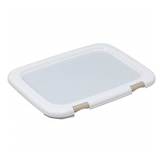 <a href="https://www.qoo10.jp/gmkt.inc/Search/brand.aspx?brandno=49458" target="_blank" class="title_brand" id="btn_brand" title="アイリスオーヤマ">アイリスオーヤマ</a>FMT-635 フチもれしにくいトレーニングペットトレー ホワイト[ワイドサイズ] メーカー直送