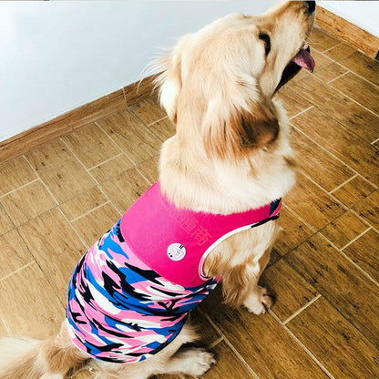 品質いいな新品 犬服 ペット服 タンクトップ ドッグウェア メッシュベスト クール 袖なし 犬の服 カモフラージュ ペットウェア 可愛い 犬洋服 柔らかい