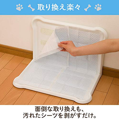 アイリスオーヤマ 犬 トイレ シーツぴたっとトレー ダブルワイド ブラウン P-SPTD