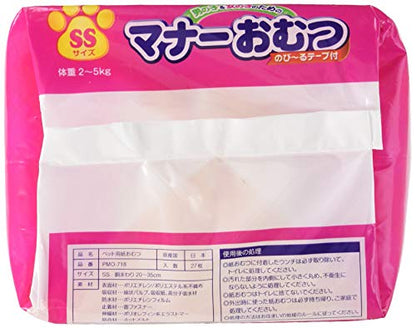 Pone P.one マナーおむつのび*るテープ付き SS 27P