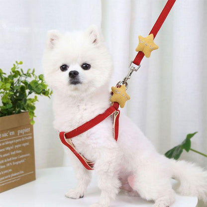 新商品プロモーション，数量限定 犬　ハーネス リード ２点セット ペット用品 小型犬 猫 全３色 S ( 4kg以内 ) M ( 8kg以内 ) ハーネス 胴輪 サイズ調節可 ペットの負担軽減犬　ハ