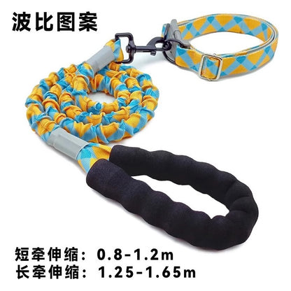 犬 リード ハーネス 紐 散歩紐 犬用デニムハーネス＆リード けん引ロープ ペット用品 s14