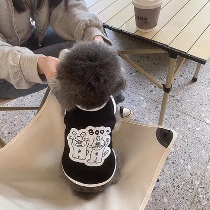 春夏新作 犬服 ペット服 犬 洋服 ペット 犬用品 小中型犬 かわいいクマ犬ベスト春夏薄断面通気性服小型犬ベスト